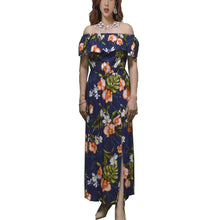 Load image into Gallery viewer, Akupu Orchid Off The Shoulder Dress