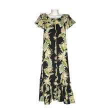 Load image into Gallery viewer, Hawaii Leaf Long Muumuu Dress Made In Hawaii USA
