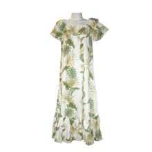 Load image into Gallery viewer, Hawaii Leaf Long Red Muumuu Dress Made In Hawaii USA