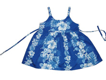 Load image into Gallery viewer, Matching Family Hawaiian Outfits in Blue Hibiscus