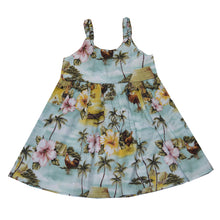 Load image into Gallery viewer, Pali Lookout Rooster Hawaiian Girls Dress