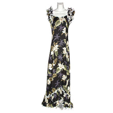Load image into Gallery viewer, White Orchid Traditional Muumuu Dress