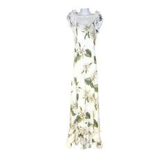 Load image into Gallery viewer, White Orchid Traditional Muumuu Dress