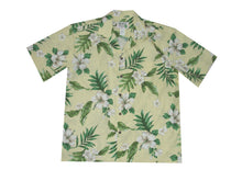 Load image into Gallery viewer, White Hibiscus Hawaiian Cotton Shirt