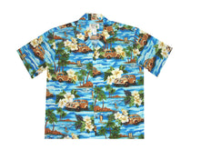 Load image into Gallery viewer, Father Son Matching Aloha Shirts – Woody Car Island