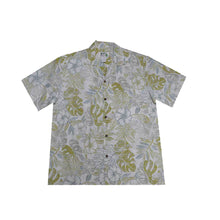 Load image into Gallery viewer, Monstera Leaf Hawaiian Cotton Shirt