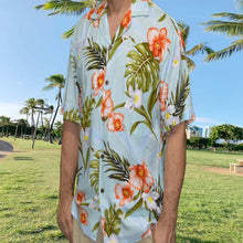 Load image into Gallery viewer, Akupu Orchid Hawaiian Rayon Shirt