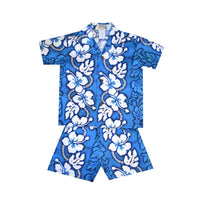 Load image into Gallery viewer, Matching Family Hawaiian Outfits in White Hibiscus Panel