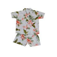 Load image into Gallery viewer, Coral Hibiscus Dad and Me Shirts
