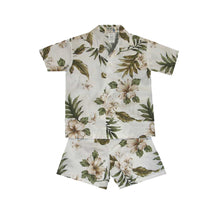 Load image into Gallery viewer, Matching Family Hawaiian Outfits in White Hibiscus