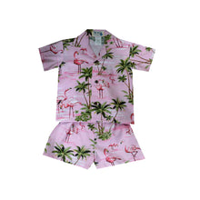Load image into Gallery viewer, Matching Family Hawaiian Outfits in Pink Flamingo