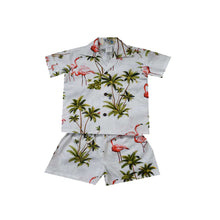 Load image into Gallery viewer, Matching Family Hawaiian Outfits in Pink Flamingo
