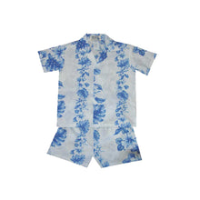 Load image into Gallery viewer, Matching Family Hawaiian Outfits in Blue Hibiscus