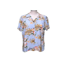 Load image into Gallery viewer, Classic Orchid Rayon Fitted Women's Hawaiian Shirt Made In Hawaii