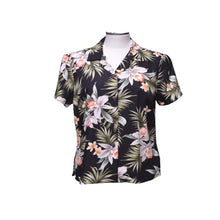Load image into Gallery viewer, Classic Orchid Rayon Fitted Women's Hawaiian Shirt Made In Hawaii