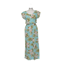 Load image into Gallery viewer, Classic Orchid Sleeves Maxi Hawaiian Dress