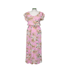 Load image into Gallery viewer, Classic Orchid Sleeves Maxi Hawaiian Dress