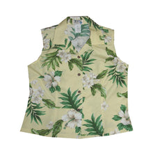 Load image into Gallery viewer, Coral Hibiscus Sleeveless Hawaiian Blouse Made In Hawaii