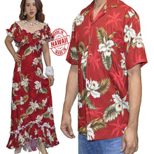 Load image into Gallery viewer, Couples Outfits for Wedding Set in White Orchid