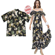 Load image into Gallery viewer, Couples Outfits for Wedding Set in Yellow Hibiscus