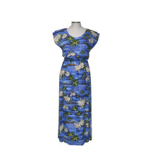 Load image into Gallery viewer, Diamond Head Sleeves Maxi Hawaiian Dress