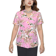 Load image into Gallery viewer, Classic Orchid Rayon Fitted Women's Hawaiian Shirt Made In Hawaii