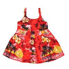 Load image into Gallery viewer, Hawaii Sunset Hawaiian Girl Dress