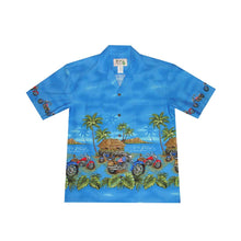 Load image into Gallery viewer, Motorcycle Village Border Hawaiian Shirt