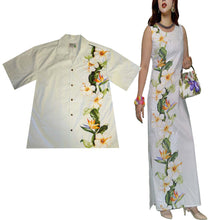 Load image into Gallery viewer, Hibiscus Couples Hawaiian Clothing