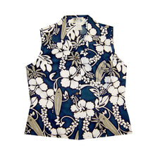 Load image into Gallery viewer, Hibiscus Surfboard Sleeveless Hawaiian Blouse Made In Hawaii