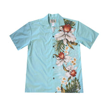 Load image into Gallery viewer, Men's Orchid Side Hawaiian Cotton Shirt