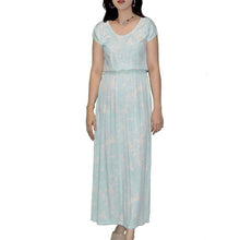 Load image into Gallery viewer, Kohala Forest Sleeves Maxi Hawaiian Dress