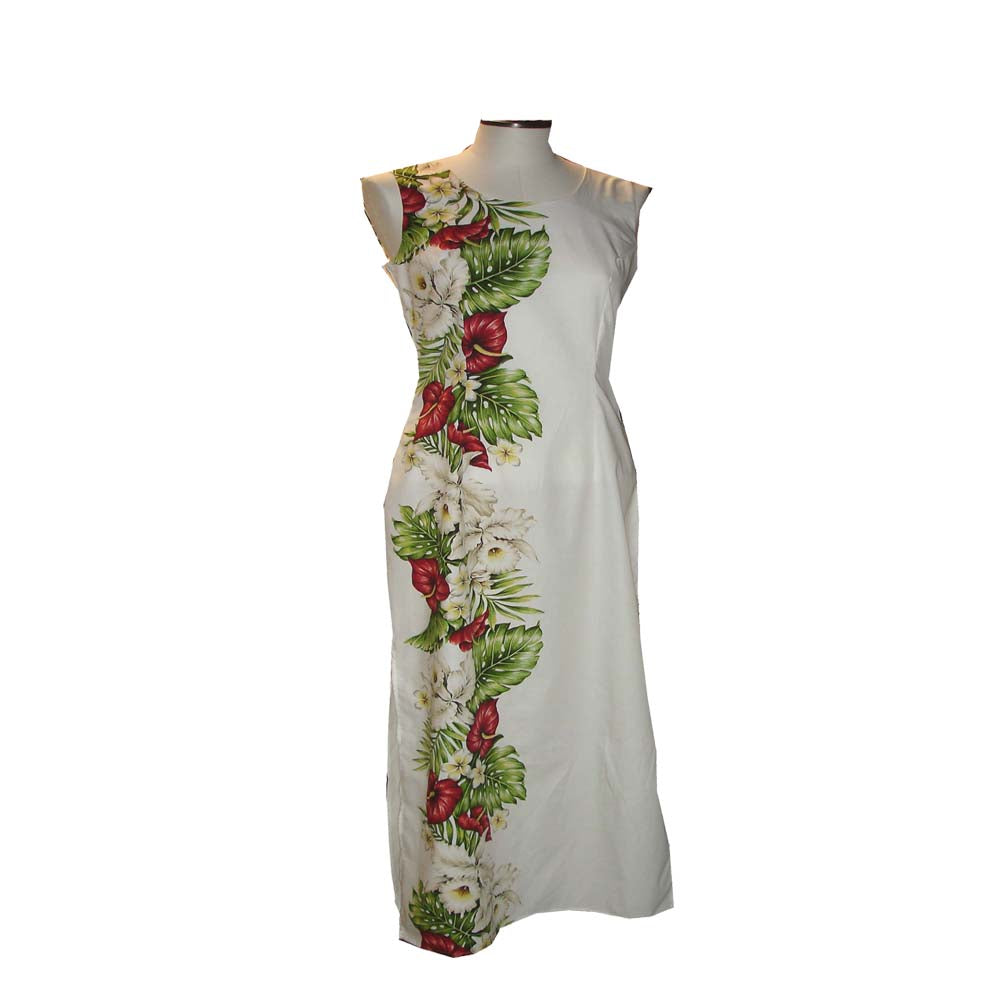 knee length dresses for ladies Vintage Design Hawaiian Dress main image 0