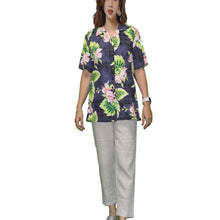 Load image into Gallery viewer, Ohana Orchid Women's Camp Shirt Made In Hawaii