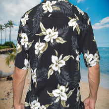 Load image into Gallery viewer, Hawaiian Aloha Shirt - Lulumahu Orchid Print - Made in Hawaii.