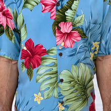 Load image into Gallery viewer, Makakilo Hibiscus Rayon Hawaiian Shirt