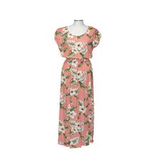Load image into Gallery viewer, Makua Hibiscus Sleeves Maxi Hawaiian Dress