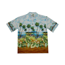 Load image into Gallery viewer, Motorcycle Palm Tree Border Hawaiian Shirt