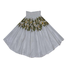 Load image into Gallery viewer, White Hula Pa'u Skirt Original Hibiscus