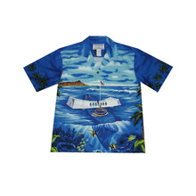 Load image into Gallery viewer, Men’s Hawaiian Border Shirt – Pearl Harbor Print