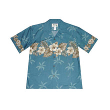 Load image into Gallery viewer, Vintage Hibiscus Border Hawaiian Shirt