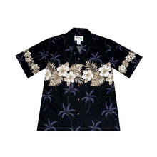 Load image into Gallery viewer, Vintage Hibiscus Border Hawaiian Shirt