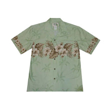 Load image into Gallery viewer, Vintage Hibiscus Border Hawaiian Shirt