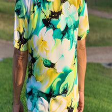 Load image into Gallery viewer, Watercolor Hibiscus Rayon Hawaiian Shirt