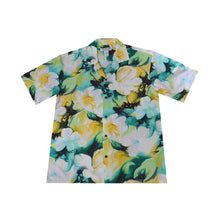 Load image into Gallery viewer, Watercolor Hibiscus Rayon Hawaiian Shirt