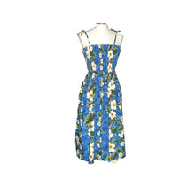 Load image into Gallery viewer, White Hibiscus Tube Top Hawaiian Dress