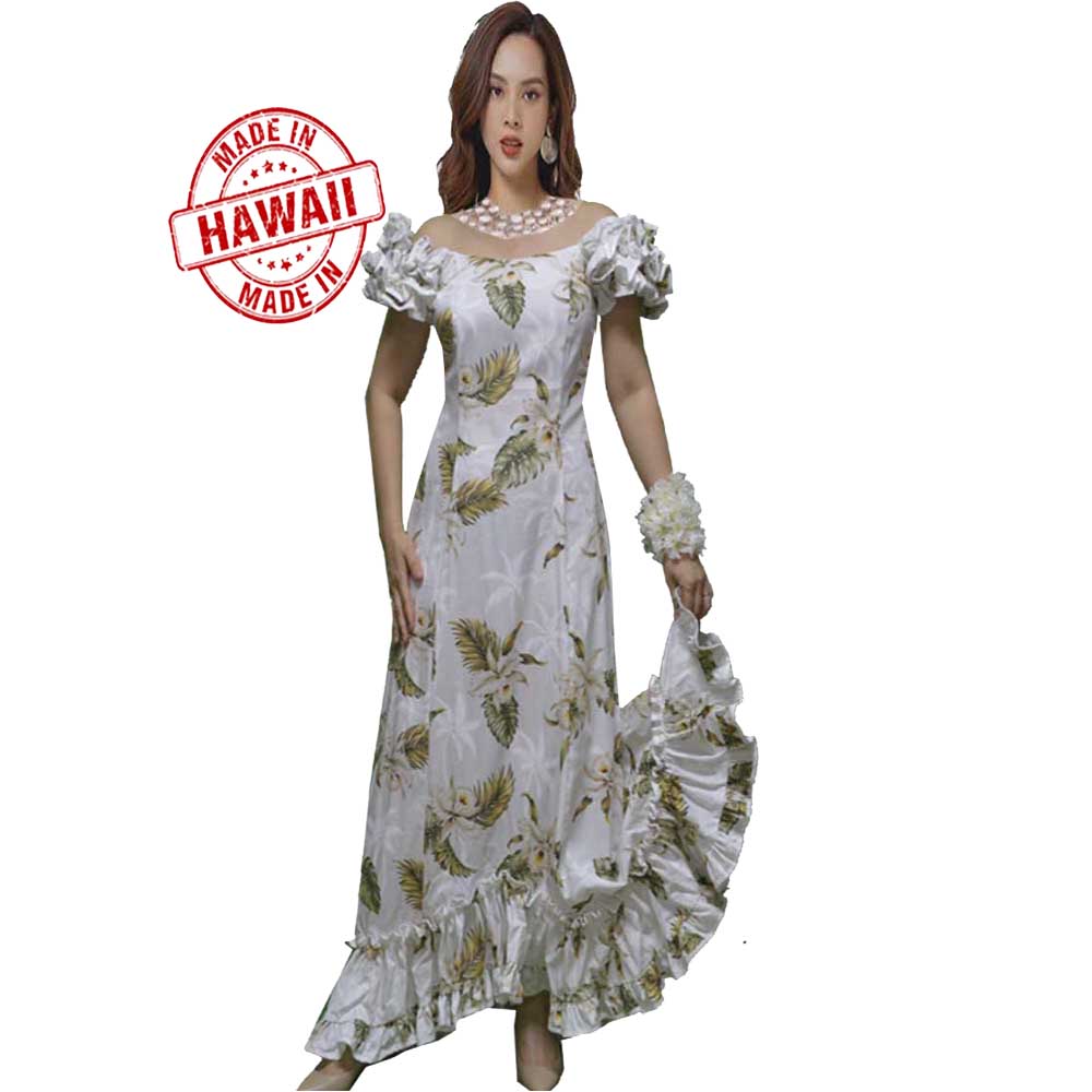 White muumuu cheap dress