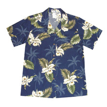 Load image into Gallery viewer, White Orchid Women's Camp Shirt Made In Hawaii