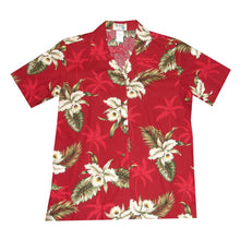 Load image into Gallery viewer, White Orchid Women's Camp Shirt Made In Hawaii