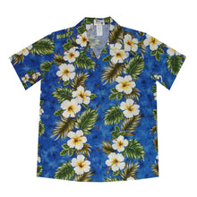 Load image into Gallery viewer, Yellow Hibiscus Women's Camp Shirt Made In Hawaii